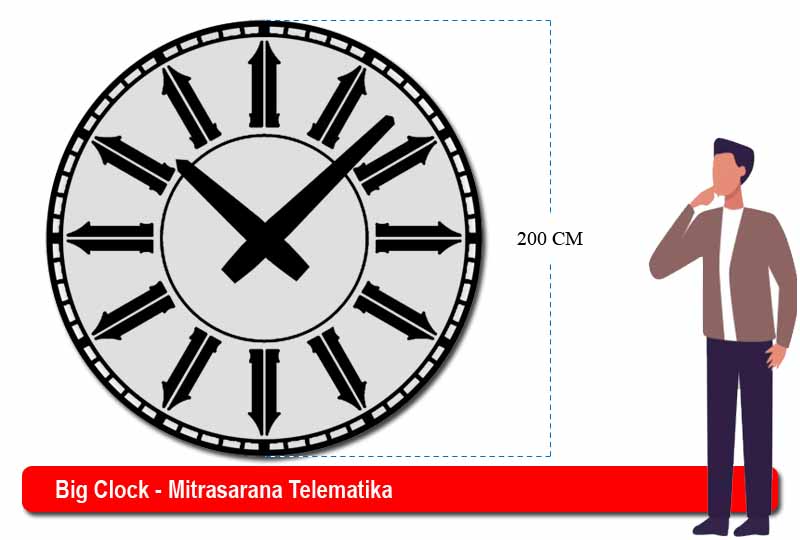 Big Wall clock - Jam Besar